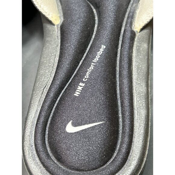 Nike Womens Comfort Footbed Black Slide Sandals Size 6 - Picture 5 of 7
